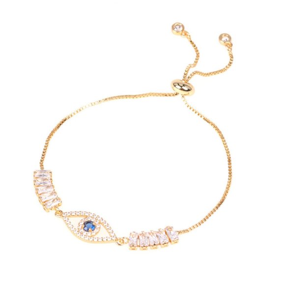 Jewelry - Evil Eye Repellent  Crystal Charm Bracelet
